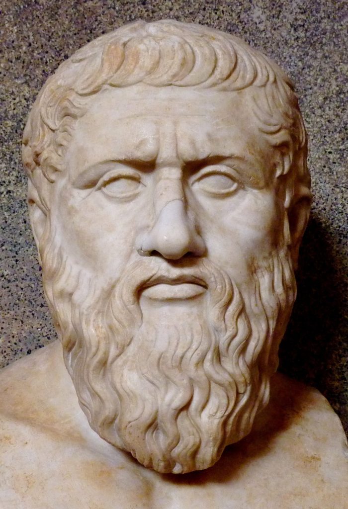 alt="bust of Plato"