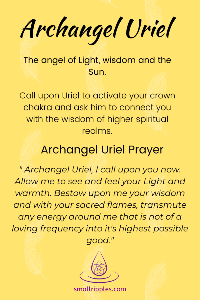 alt-"archangel Uriel prayer"