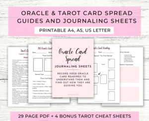 Oracle & Tarot Card Spread Guides