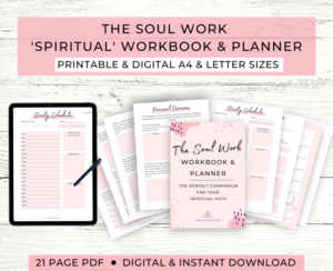 The Soul Work Spiritual Workbook & Planner