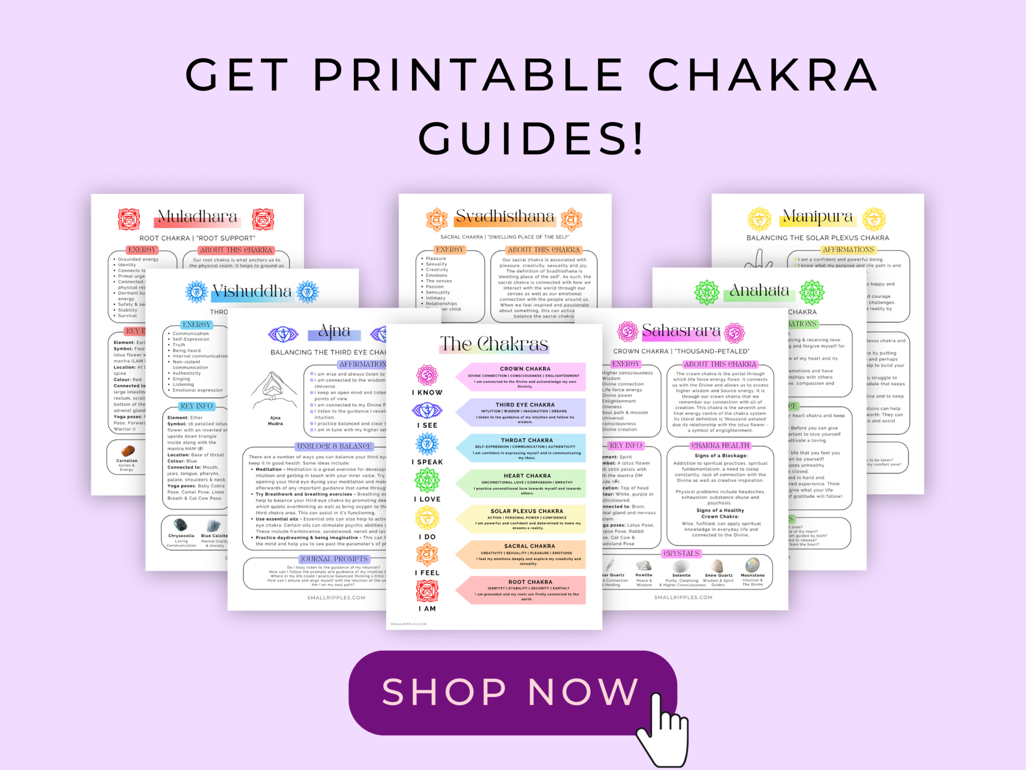Understanding the 7 Chakras & How To Heal Them - Small Ripples